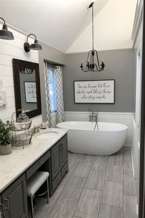 An antique silver tray was added to the counter top along with accessories. Most recent Pictures Bathroom Remodel colors Ideas in 2020 ...
