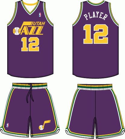 (photo courtesy utah jazz) the utah jazz unveiled their dark mode city edition jerseys on monday, nov. Utah Jazz Road Uniform - National Basketball Association ...