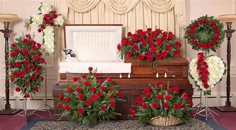 Red Tribute Funeral Package In Glendora Ca Glendora Florist