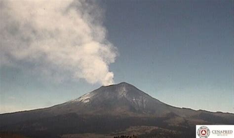 Popocatepetl Volcano Eruption Ash Clouds Molten Lava Rain Down Amid