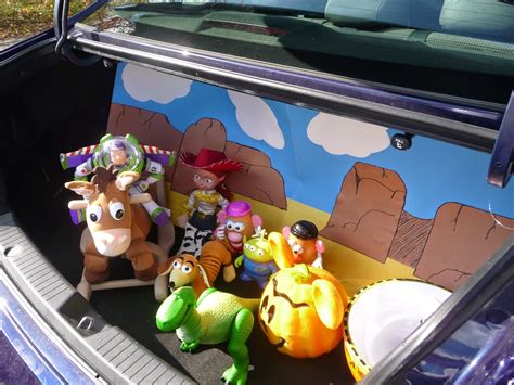 trunk or treat toy story style gigglebox tells it like it is