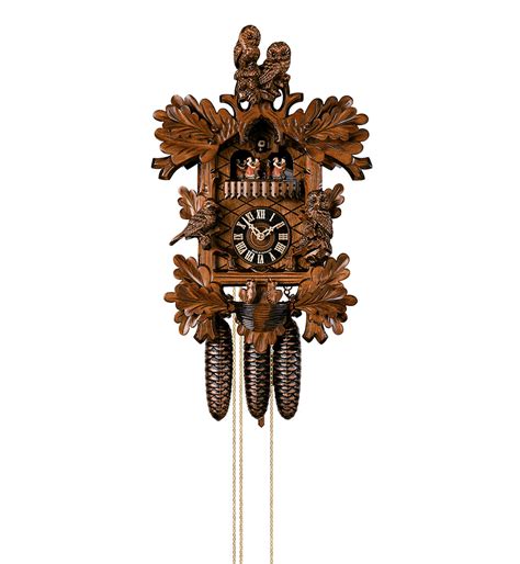 Original Handmade Black Forest Cuckoo Clock Made In Germany 2 8679