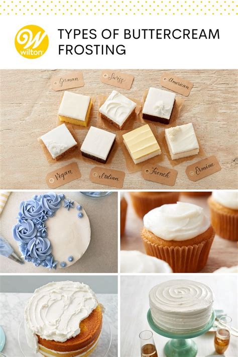 The 7 Types Of Buttercream Frosting Wilton Blog Butter Cream