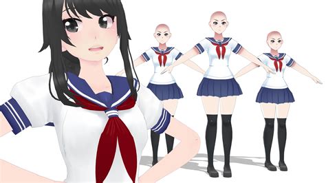 Ayano Aishi Kjech´s Style Model For Mmd Bases Rosana