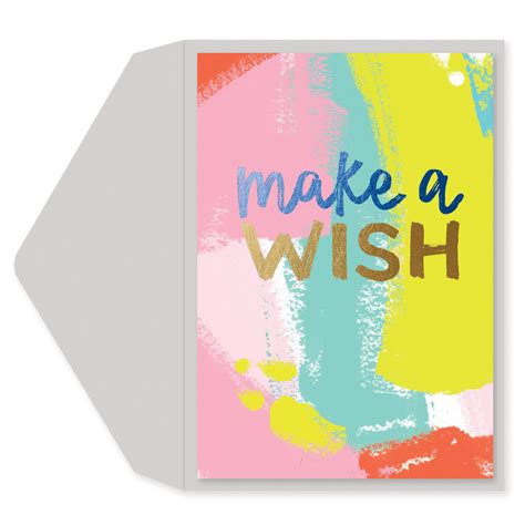 Make A Wish Birthday Card Graphique De France