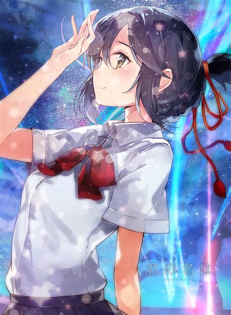 Your name 君の名は kimi no na wa. Kimi no Na wa - Mitsuha by FearC4story on DeviantArt