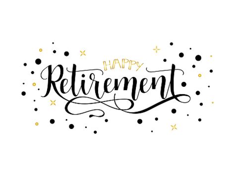 Pin the clipart you like. Happy Retirement Lettering Hand Drawn Design Stock Vector ...