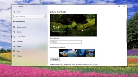 How To Changepersonalize Lock Screen Wallpaper In Windows 10 Youtube