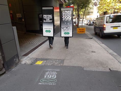 Walking Billboards Specsavers Sydney 3 Stt Advertising