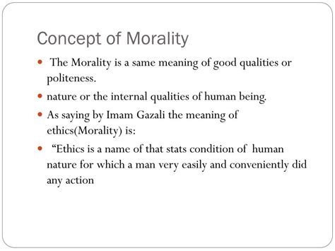 Ppt Islamic Ethics Powerpoint Presentation Free Download Id2222737