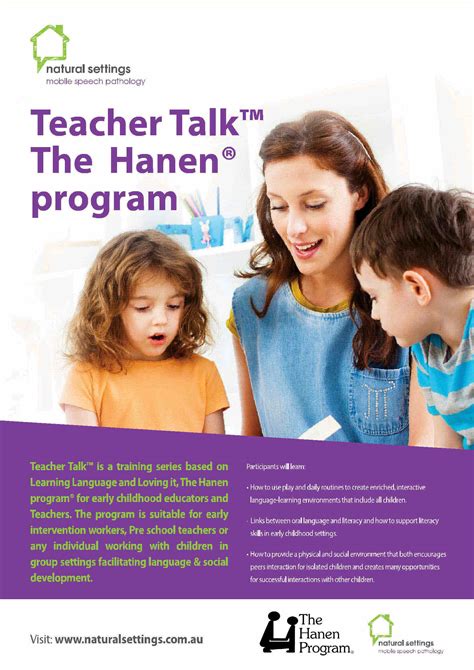 Teacher Talk™ Natural Settings Mobile Speech Pathology