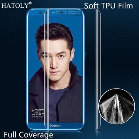 2pcs soft tpu nano explosion proof film for huawei honor 9 lite clear screen protector for