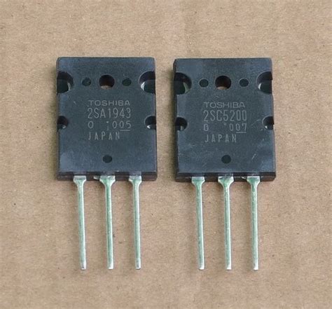 Transistores Complementarios 2sa1943 And 2sc5200 230v 15a - $ 59.00 en ...