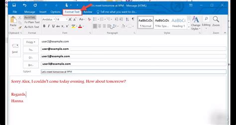 Maybe you would like to learn more about one of these? How to send an email in outlook - Microsoft Outlook Help ...