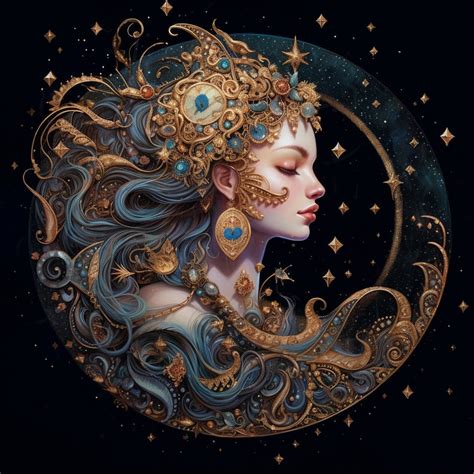 Moon Goddess Fantasy Art Spirit Form By Hackmau5 On Deviantart