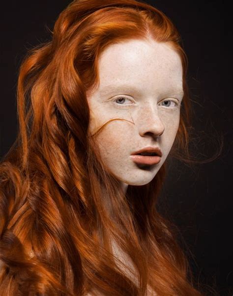“eva” By Anastasia Fursova Natural Redhead Yup No Eyebrows Or Eyelashes Well Theyre