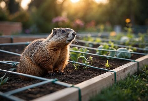 How to Keep Groundhogs Out of Raised Garden Beds: Effective Deterrence