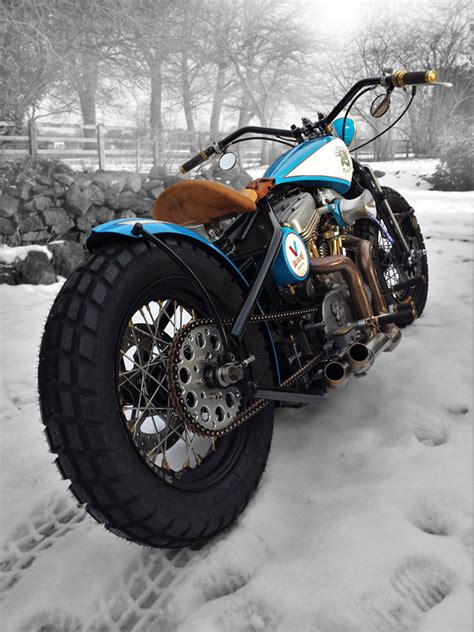 Flatlands Racer Bobber By Rocket Custom Garage Bikebound