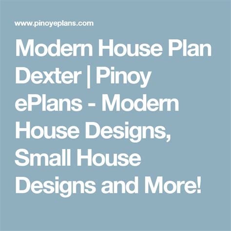 Modern House Plan Dexter Pinoy Eplans Story House Design Two My Xxx