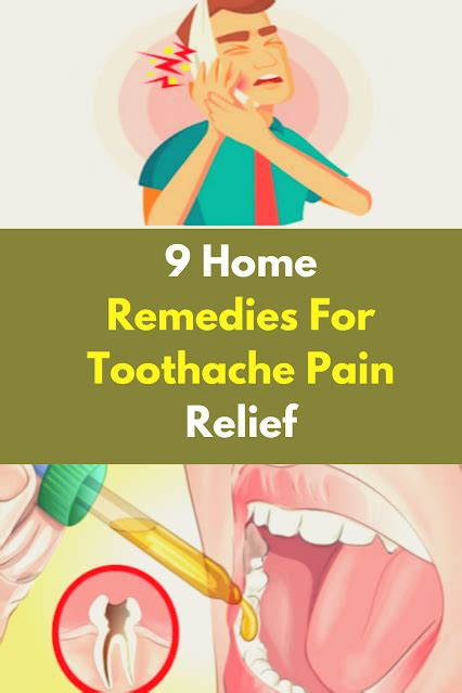 9 Home Remedies For Toothache Pain Relief