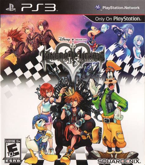 Kingdom Hearts Hd I5 Remix 2013 Playstation 3 Box Cover Art Mobygames