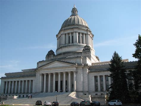 Washington State Capitol Legislative Building Front Angl Flickr
