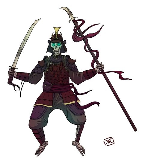 Skeleton Samurai By Ryan Rhodes On Deviantart