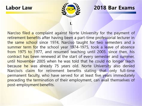 Employees engaged in the operation or maintenance of mechanically propelled 2019 malaysia employment benefits overview. Labor Law 2018 Bar Questions | Labor law, This or that ...