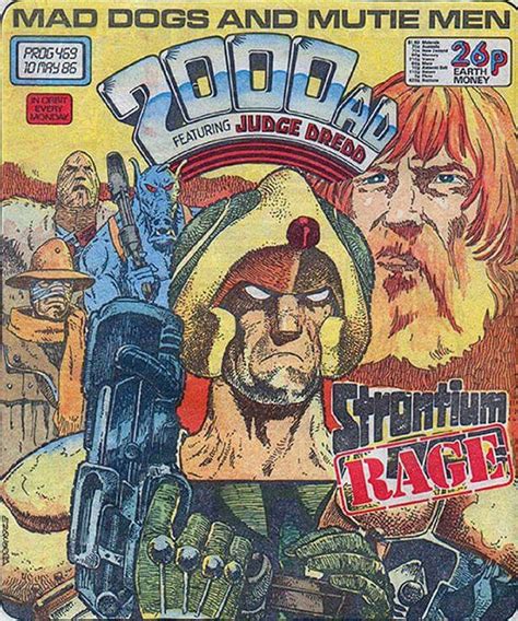 Classic Cover Strontium Dog By Carlos Ezquerra For 2000 Ad Prog 469