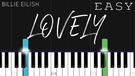Billie Eilish X Khalid Lovely Easy Piano Tutorial Acordes Chordify