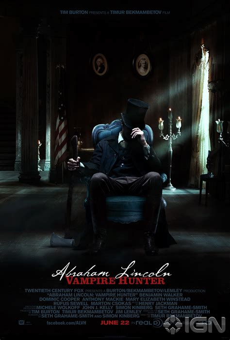 Abraham Lincoln Vampire Hunter Teaser Poster Collider