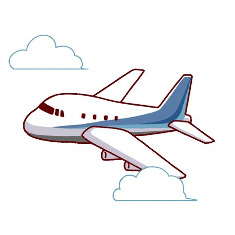 Animated Illustration Of A Plane Flying In The Sky Ugokawa