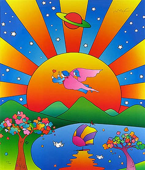 Peter Max Universal Harmony By Peter Max For Sale At 1stdibs