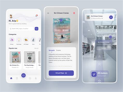 Ar Library App Design By Arip For Enver Studio On Dribbble