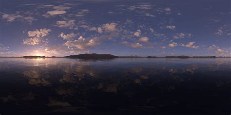 Early Morning Lake Hdri Sky Hdr Image By Cgaxis