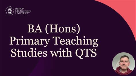 Ba Hons Primary Teaching Studies With Qts Youtube