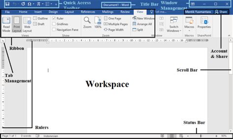 Mengenal Antar Muka Ms Word Belajar Microsoft Office Vrogue