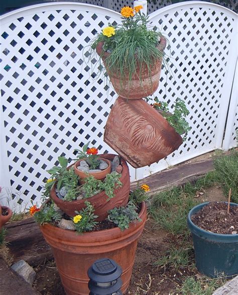Marti Muses And Marvels Clay Pot Tower Gardens