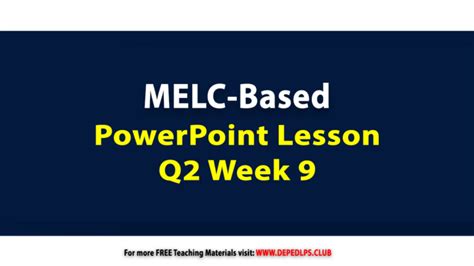 Deped Powerpoint Lesson Plan Q Week Grade
