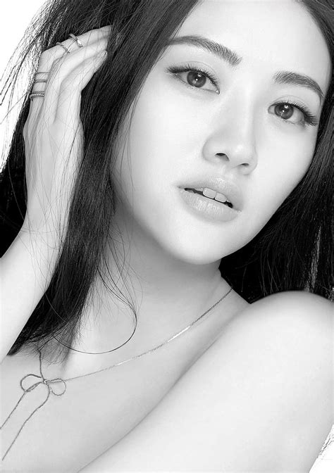 Hd Wallpaper Jing Tian Women Asian Actress Necklace Monochrome