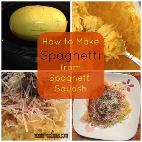 Steps on how to make spaghetti. How to Make Spaghetti From Spaghetti Squash - Mommy Octopus