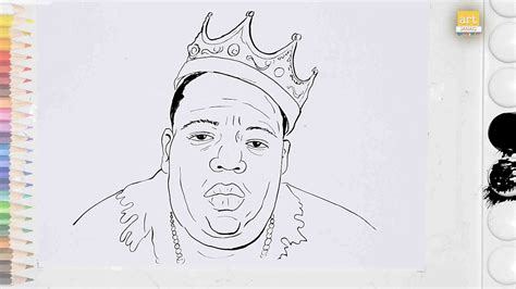 Notorious Big Drawing How To Draw Notorious Big Drawing Step By Step
