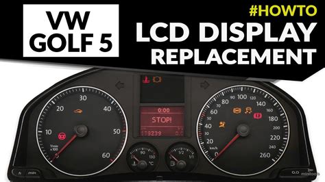 Volkswagen Golf Mk5 Instrument Cluster Repair Faded Dash Display