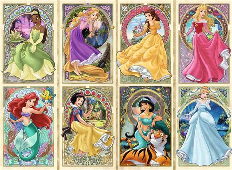 Buy Ravensburger Disney Art Nouveau Princesses 1000pc
