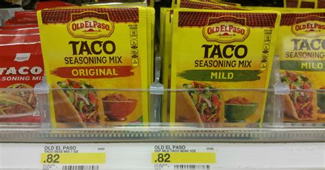 Target Shoppers Score 49¢ Old El Paso Taco Seasoning And