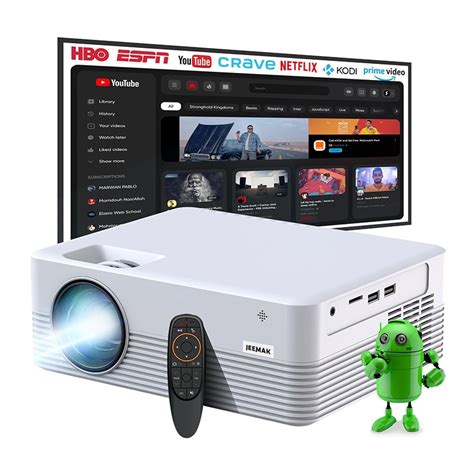Jeemak P200 Video Projector Android Wifi Bluetooth Projector
