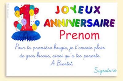 Texte Anniversaire 1 An Pour Mon Petit Fils