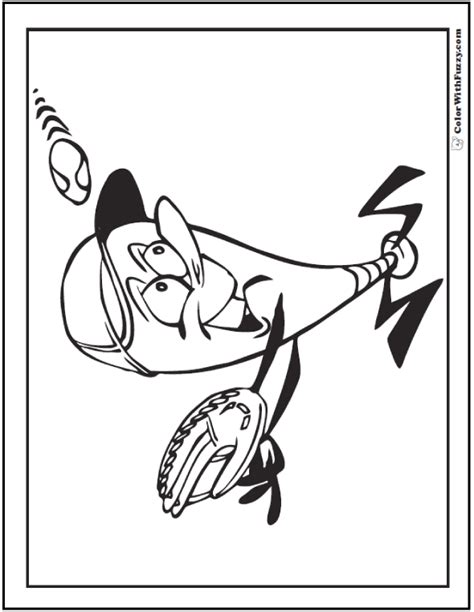 We usually tend to think that only on halloween. Baseball Coloring Pages: Customize And Print PDF