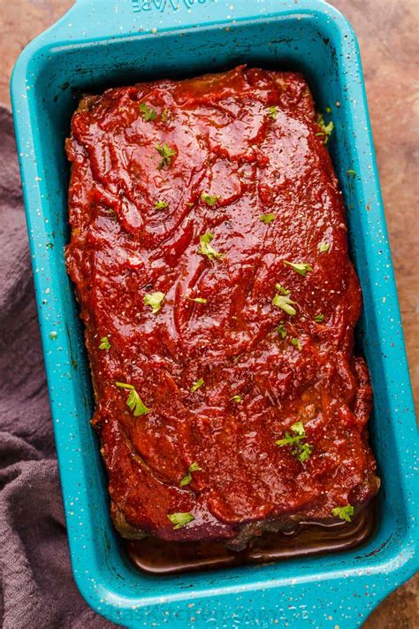 Natashas Kitchen Meatloaf Recipe With The Best Glaze Find Vegetarian