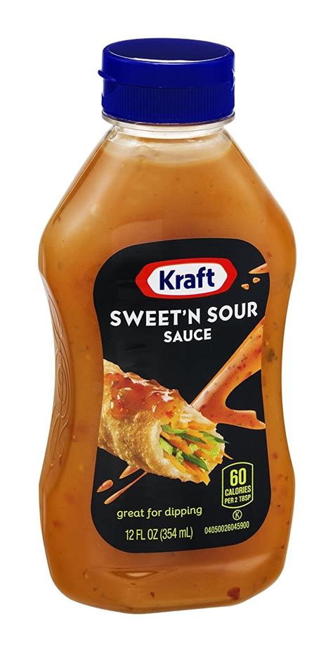 Kraft Sweet And Sour Sauce 12oz Squeeze Bottle Pack Of 3